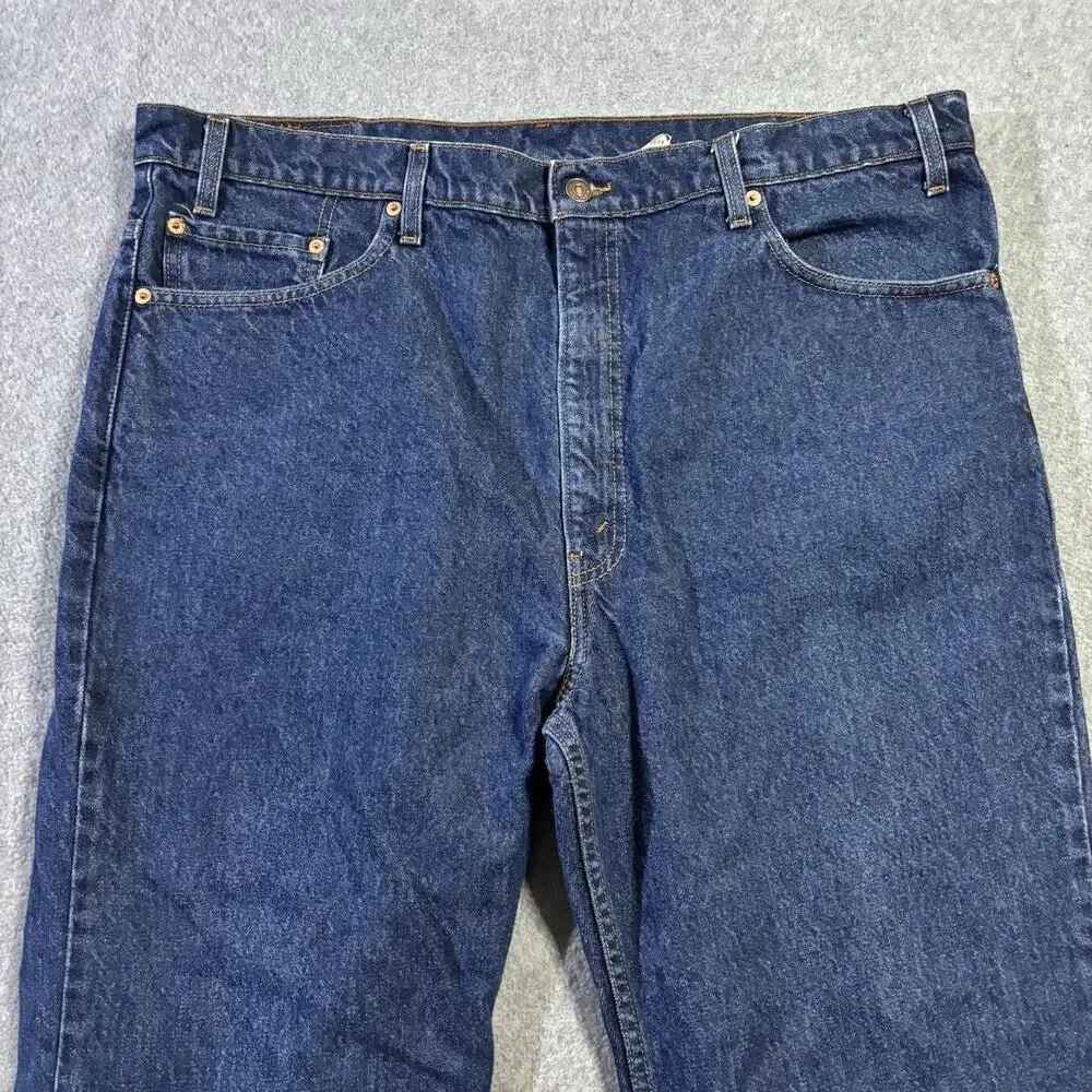 Vtg 1998 Levis 517 Bootcut Jeans Mens 40x30 Dark Wash Blue Denim 517-0216